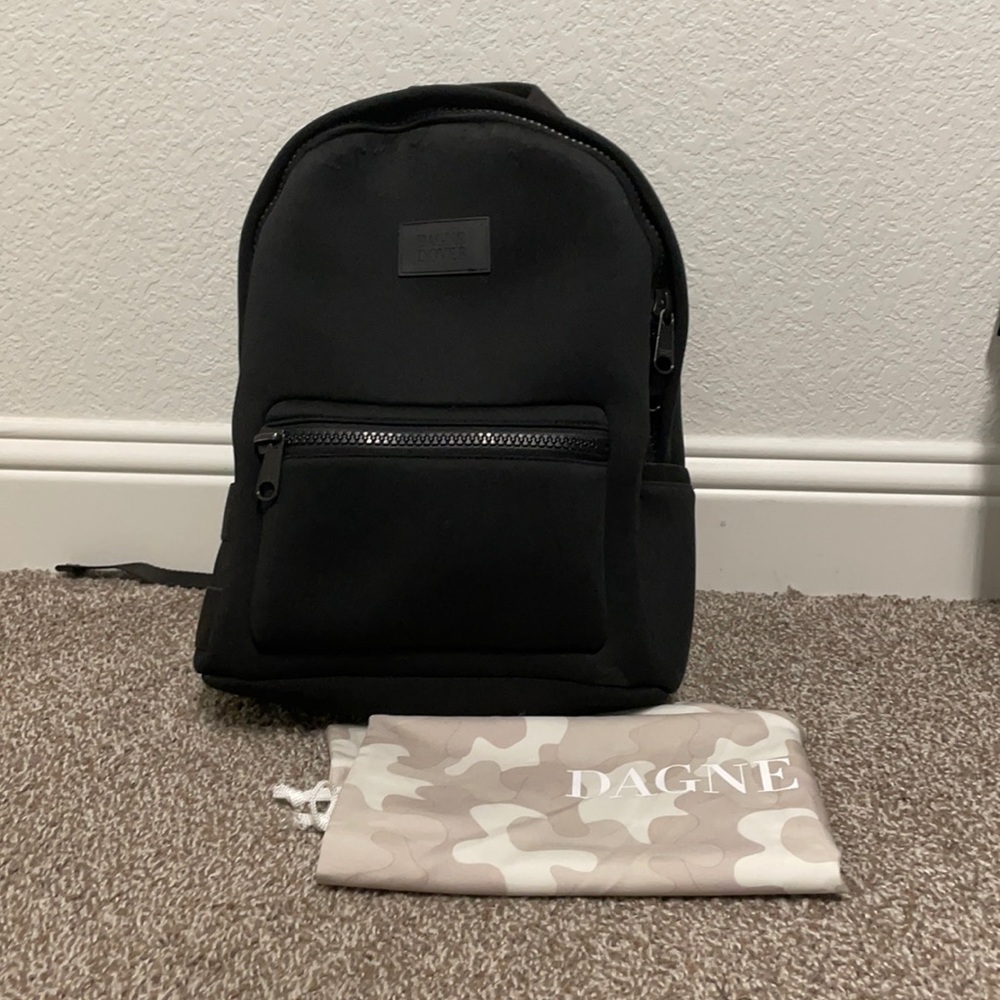 Dagne Dover Dakota Neoprene Med Backpack in Onyx